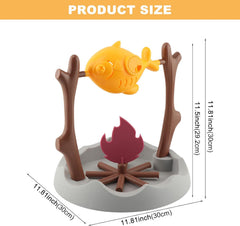 Cat slow feeding device, interactive foraging cat puzzle fish toy | Cats and kittens are nutritious