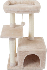 Cute cat tree, kitten, cat tower, indoor cat apartment, sisal, scratch pole, jumping platform, cat furniture