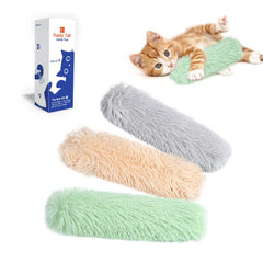 Cat Toy Pillow, 3-Piece Set, Soft and Durable Wrinkle Sound, Built in Catnip to Promote Kitten Movement
