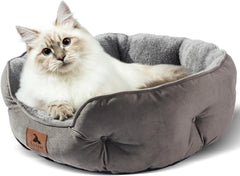 Puppy bed, indoor cat bed, pet bed for puppies and kittens, gray, 20 inches