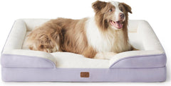 Orthopedic dog bed medium-sized dog - washable small and medium-sized dog cat bed waterproof, comfortable cat sofa, gray, 28 inches