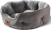 Puppy bed, indoor cat bed, pet bed for puppies and kittens, gray, 20 inches