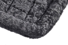 XS Dog Bed - Grey faux fur pad, super soft, suitable for kittens