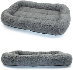 Comfortable cat bed 10 "x 15" pet bed with pillows around, suitable for small dogs and cats