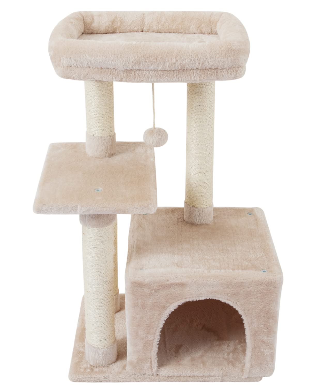 Cute cat tree, kitten, cat tower, indoor cat apartment, sisal, scratch pole, jumping platform, cat furniture