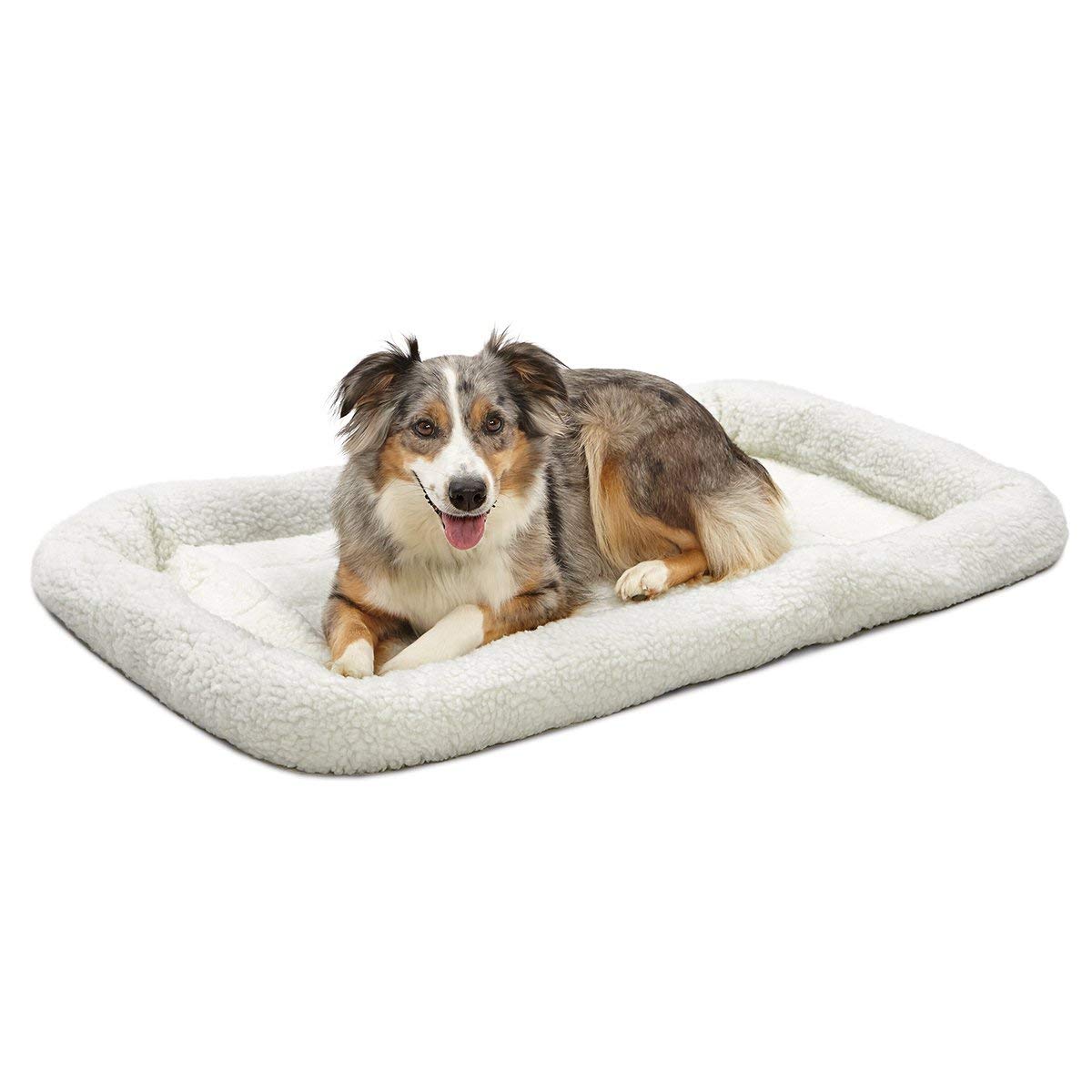 XS Dog Bed - Grey faux fur pad, super soft, suitable for kittens