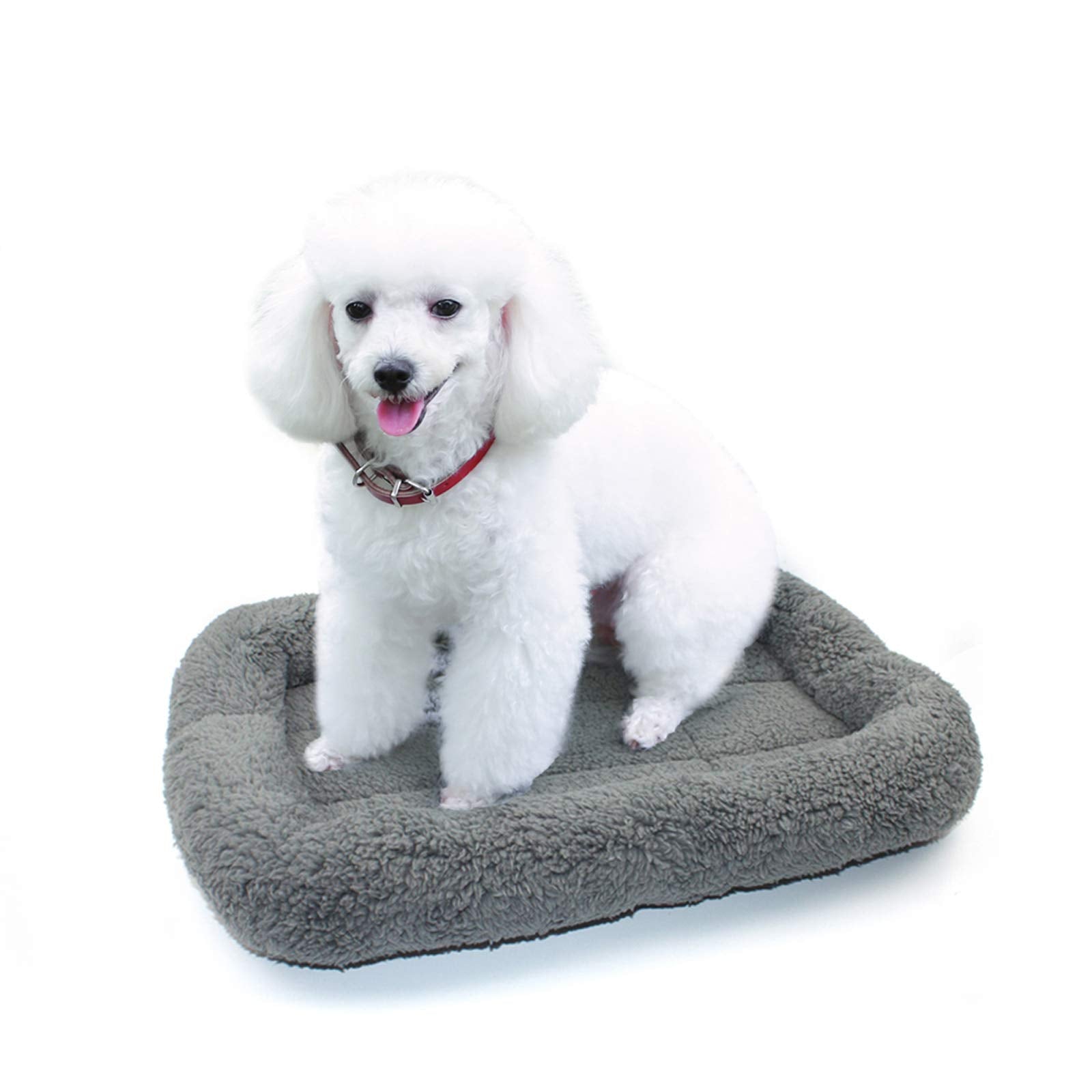Comfortable cat bed 10 "x 15" pet bed with pillows around, suitable for small dogs and cats