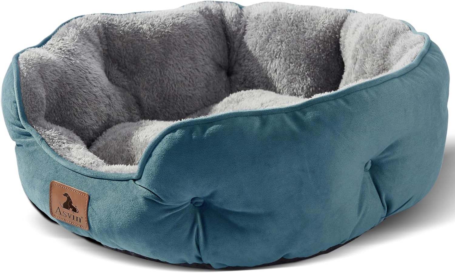 Puppy bed, indoor cat bed, pet bed for puppies and kittens, gray, 20 inches