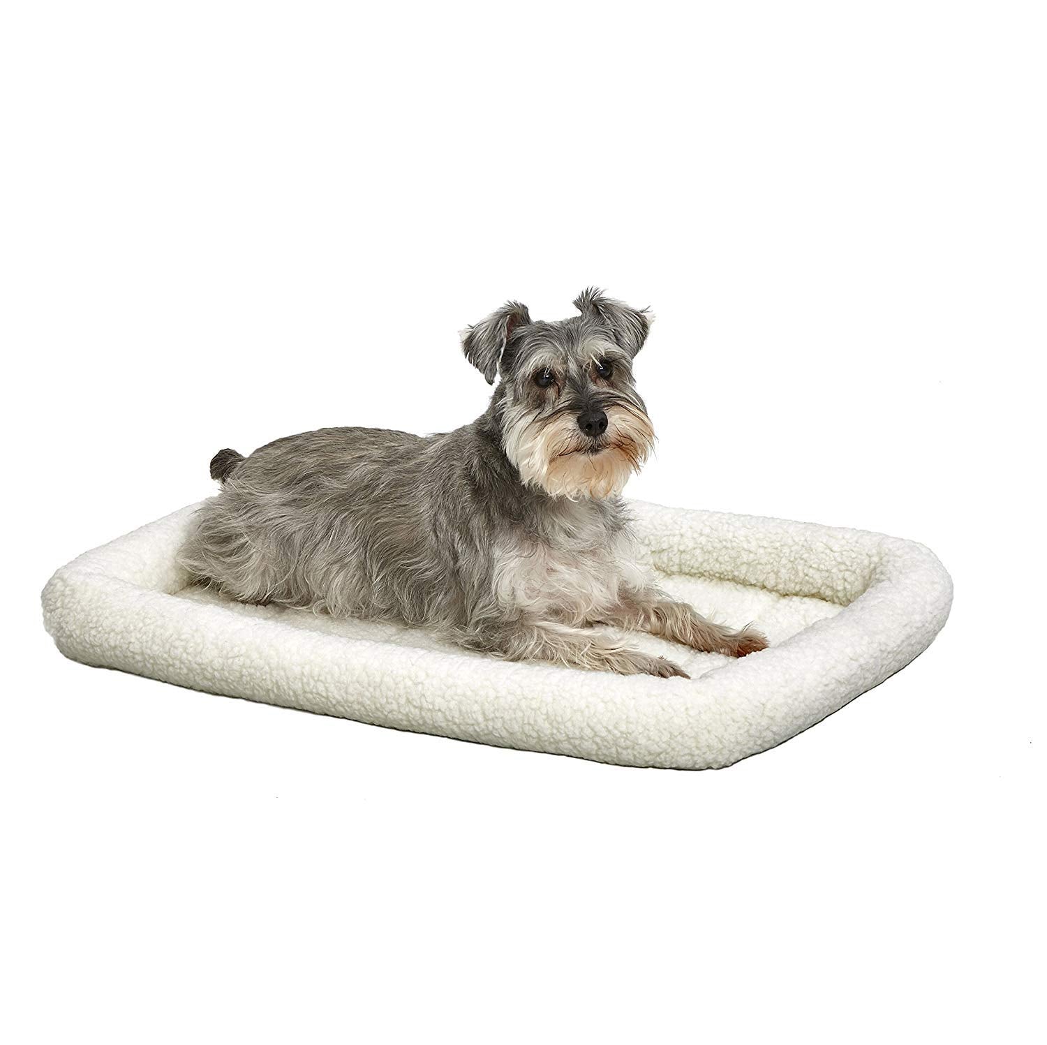 XS Dog Bed - Grey faux fur pad, super soft, suitable for kittens
