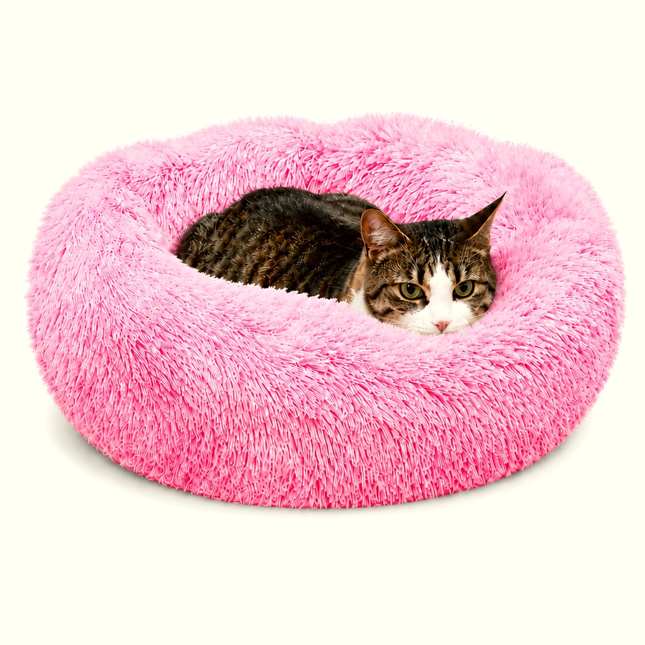Washable puppy bed - Suitable for correcting small to large cats with soft plush pet beds - Navy gray 20 inches
