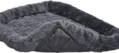 XS Dog Bed - Grey faux fur pad, super soft, suitable for kittens