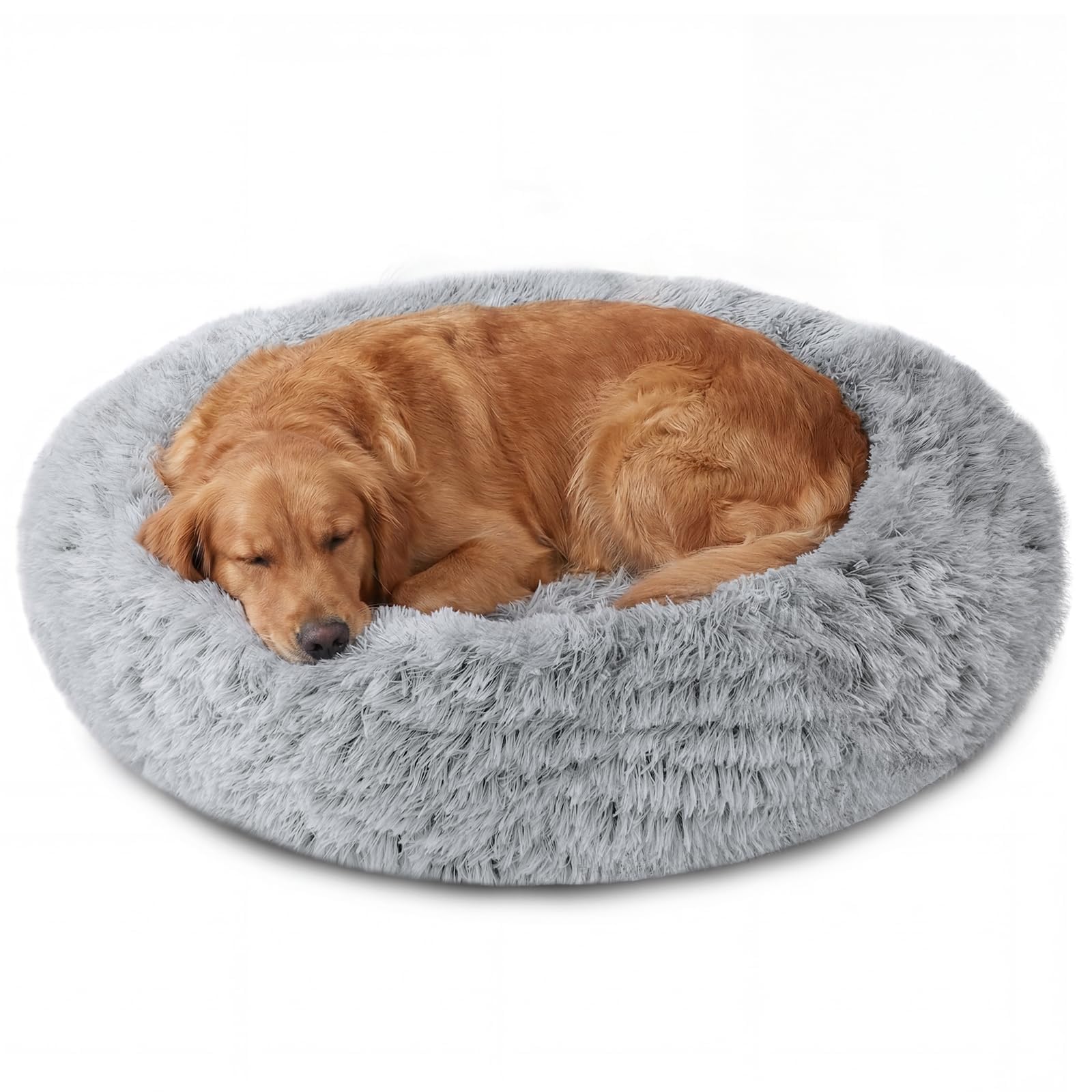 Bed for puppies and indoor cats -20 inch donut washable cat bed