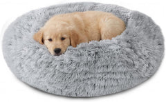 Bed for puppies and indoor cats -20 inch donut washable cat bed