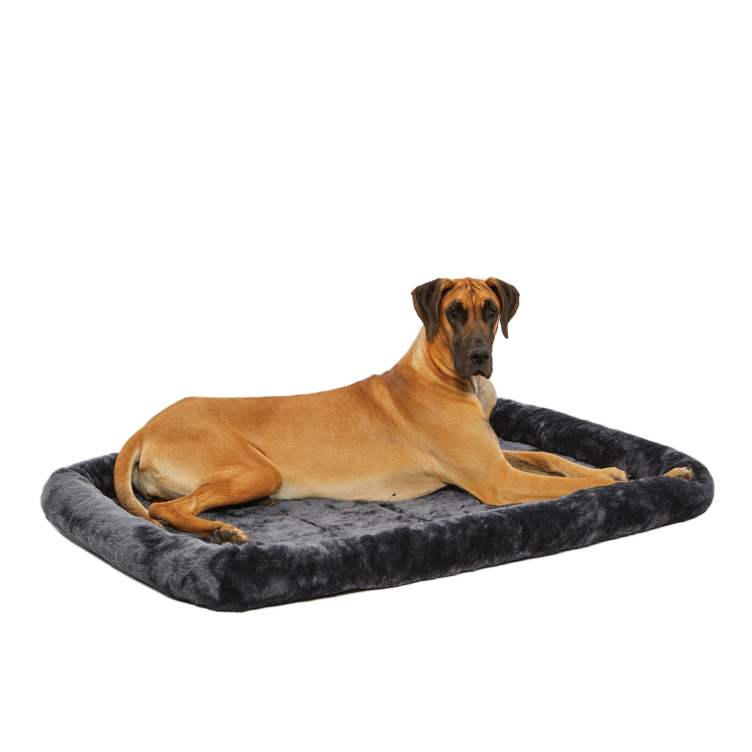 XS Dog Bed - Grey faux fur pad, super soft, suitable for kittens