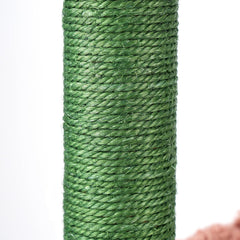 37.4 "Cactus Cat Tree Tower, equipped with indoor twin cat apartments, integrated sea bass hammocks, and toy balls