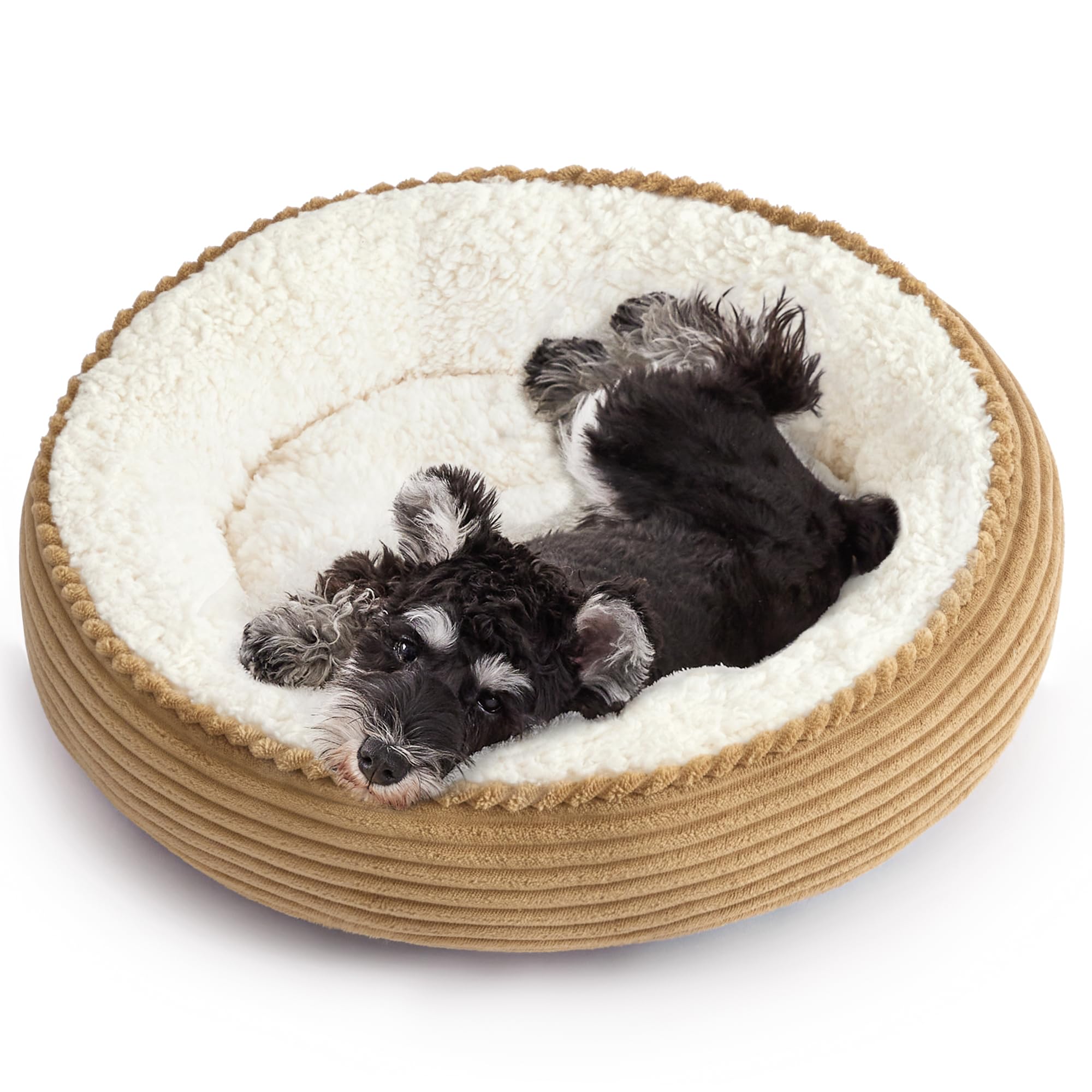 Cabin circular donut cat and dog bed, 20 inch cat and dog bed